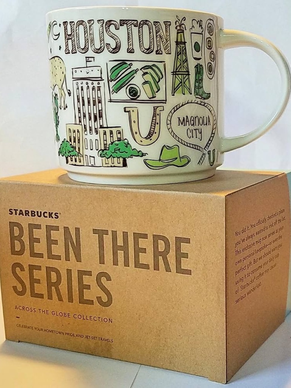 Starbucks Been There Series Houston Mug 14-ounce ceramic coffee cup New open box